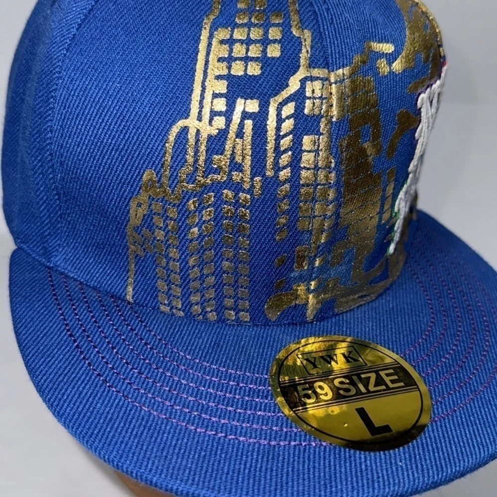 New York blue 59 large SnapBack cap